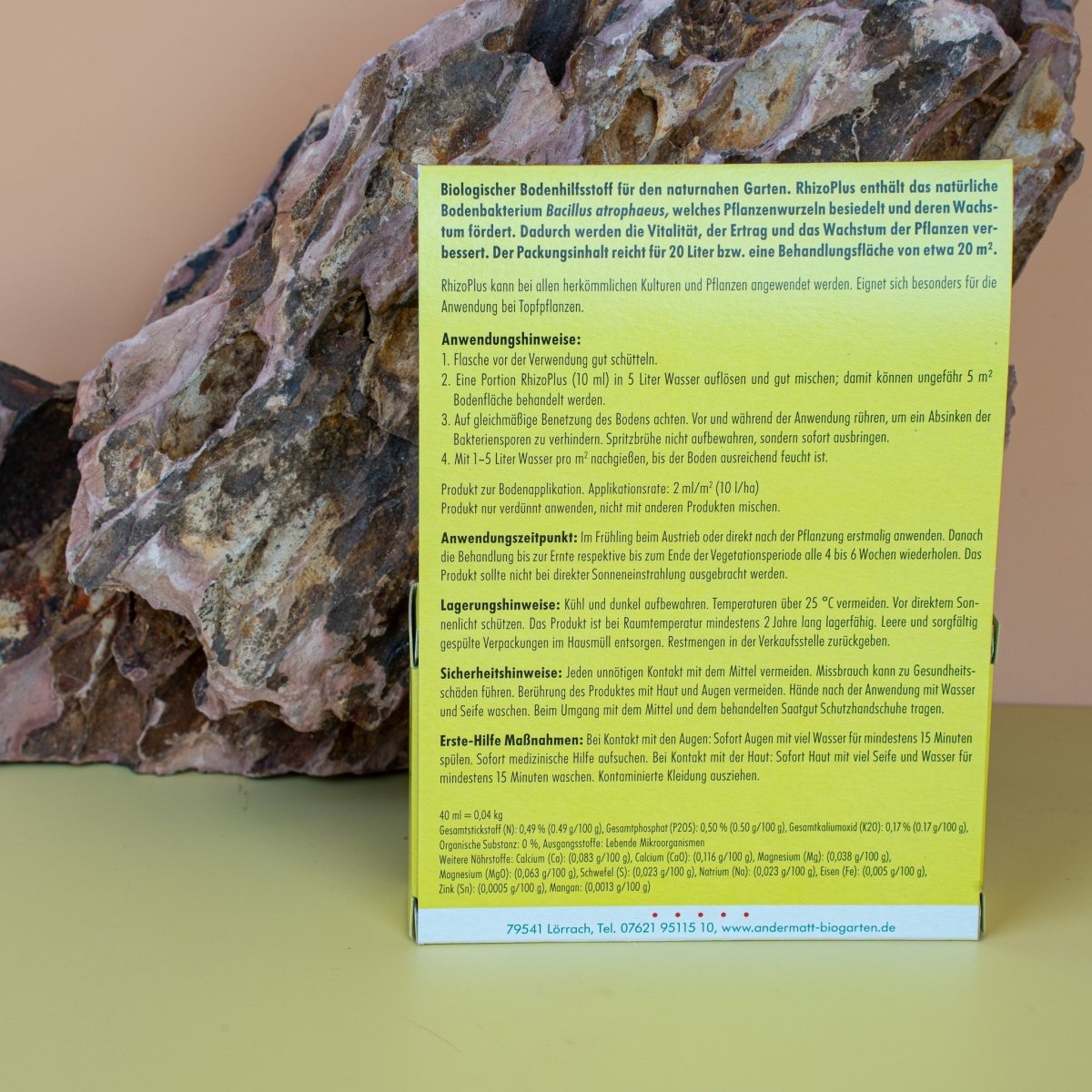 Andermatt Bodenaktivator RhizoPlus für kräftiges Wurzelwachstum