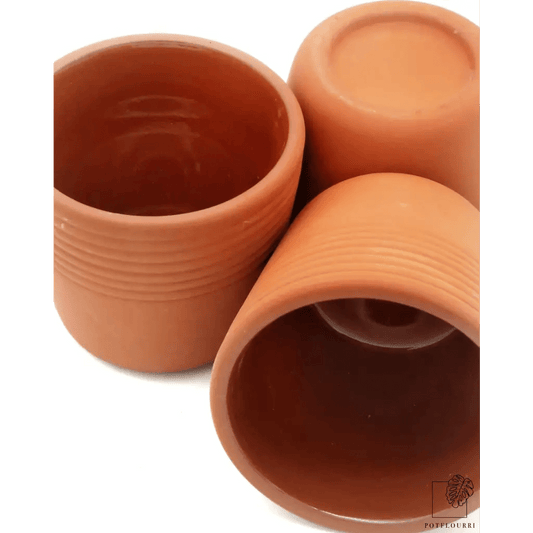 Terrakotta-Übertopf VICENZA, sonnige Farbgebung, 6 cm – potflourri