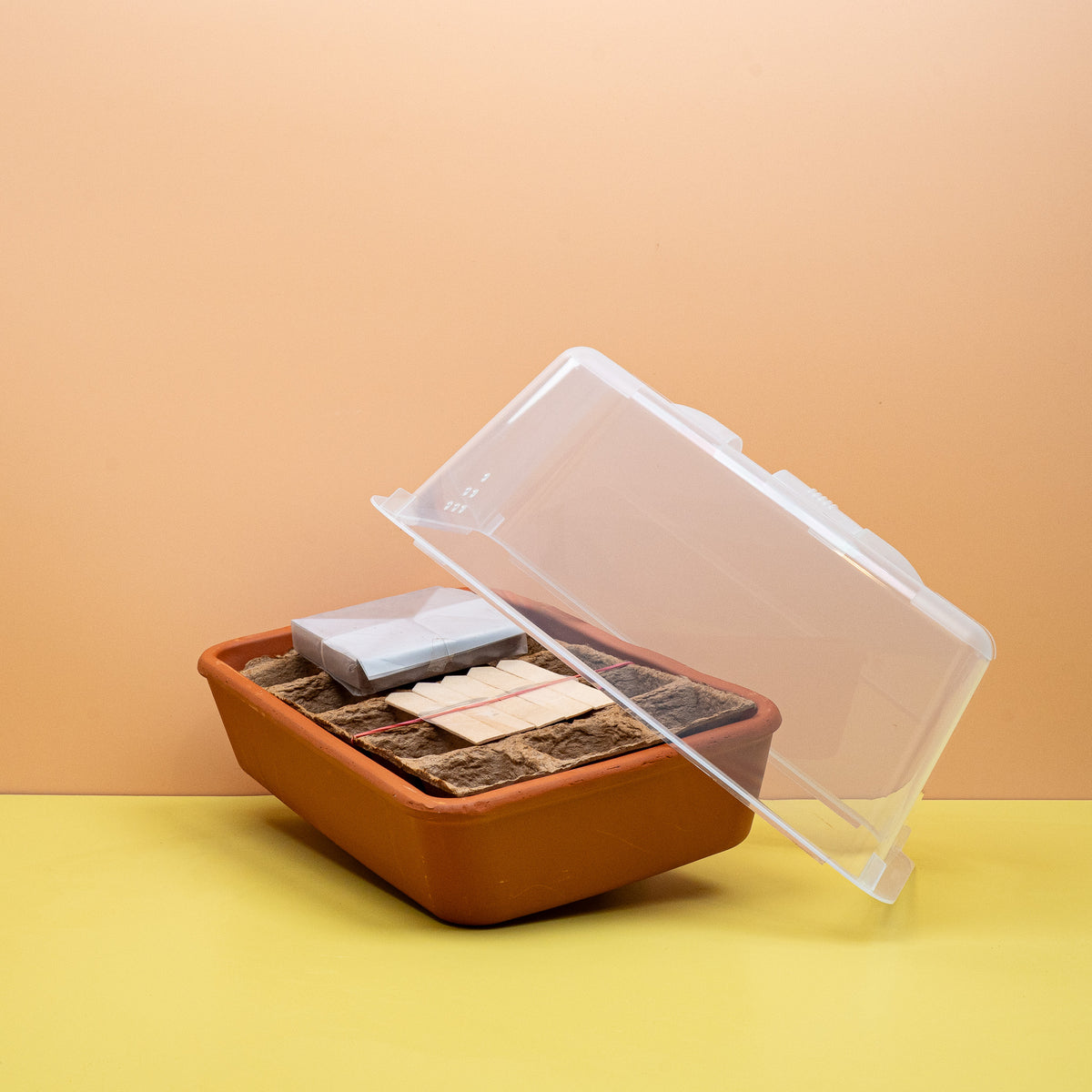 Gewächshaus Romberg PU:RE Terrakotta Set, 40 × 30 cm – potflourri