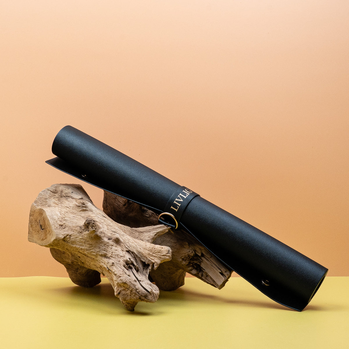 Pflanzmatte Livlig Schwarz, Lederoptik – potflourri
