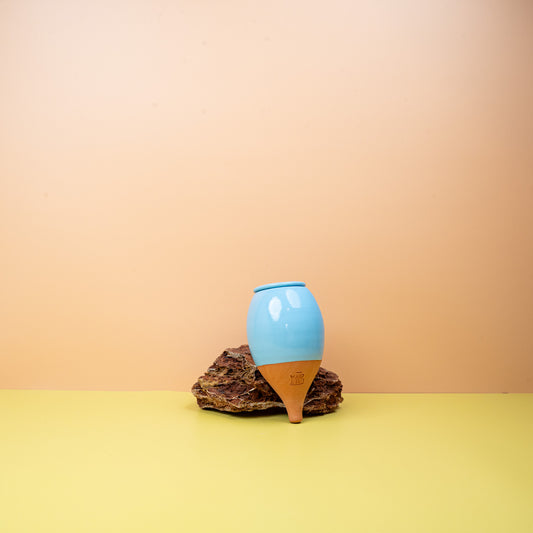 Selbstbewässerung Lutoya Olla Himmelblau, Naturton – potflourri