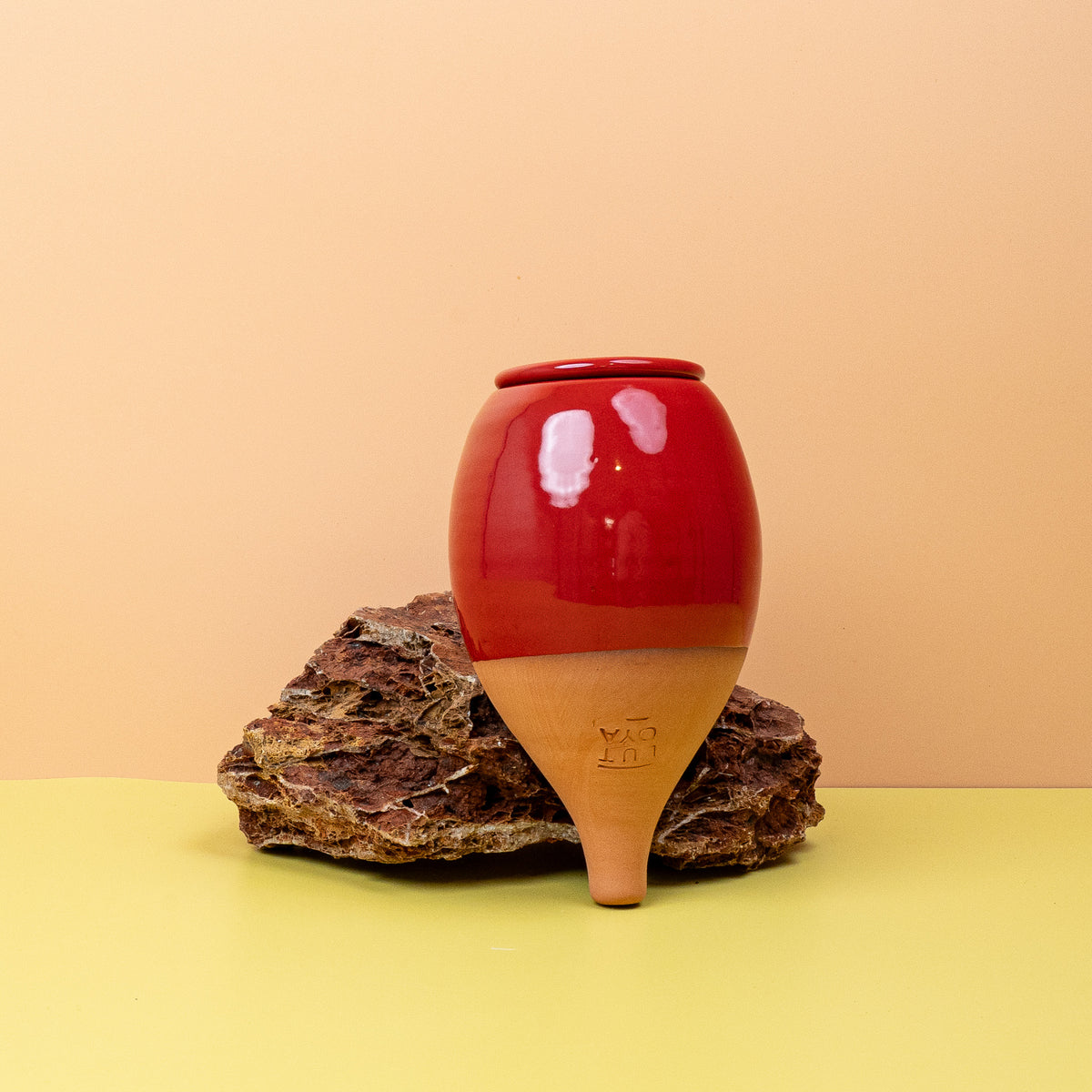 Selbstbewässerung Lutoya Olla Rot, Naturton – potflourri