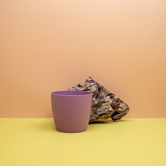 Übertopf Elho Brussels Rund in kräftigem Violett – potflourri