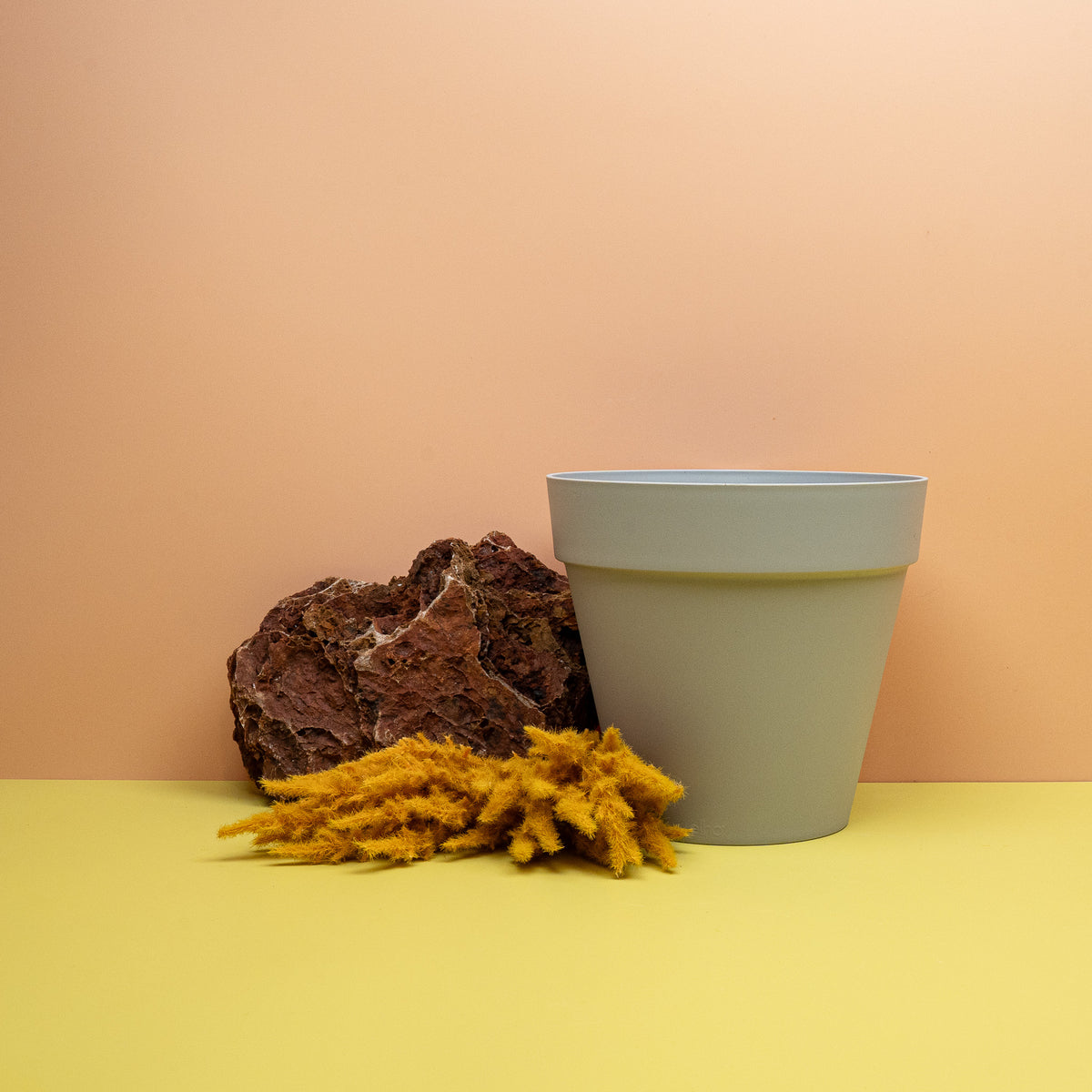 Übertopf Elho Loft Urban Rund Warmesgrau – potflourri