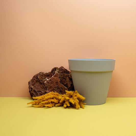 Übertopf Elho Loft Urban Rund Warmesgrau – potflourri