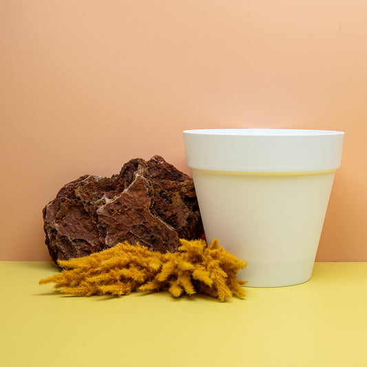 Übertopf Elho Loft Urban Rund Weiss – potflourri