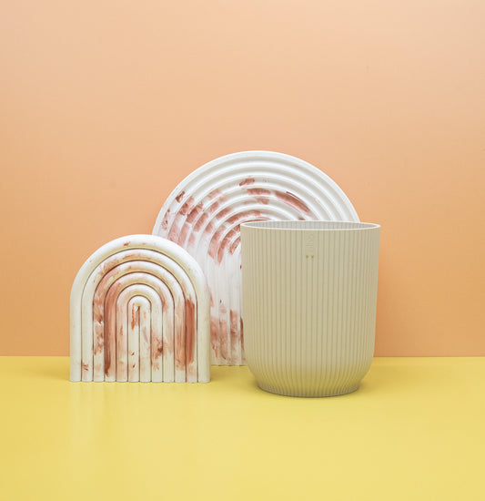 Übertopf Elho Vibes Fold Orchideen Hoch Leinenweiss – potflourri
