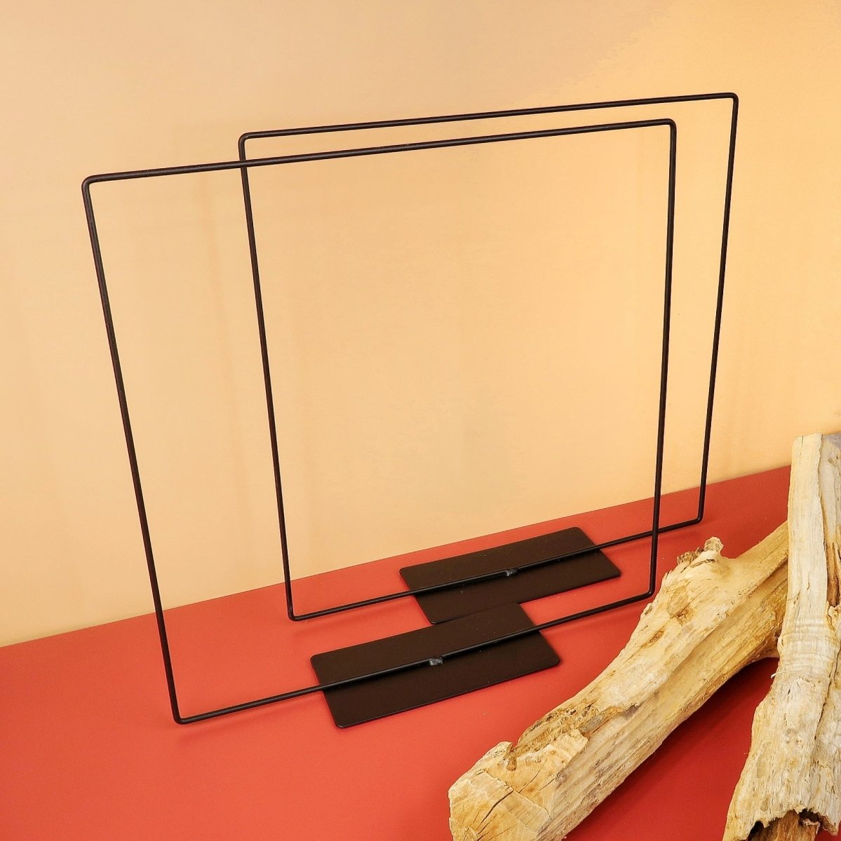 Airplant Holder Frame Black als Pflanzenhalter