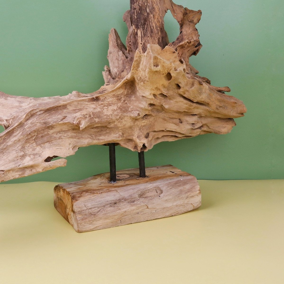 Airplant Holder Root Narvjk, edle Holzstruktur