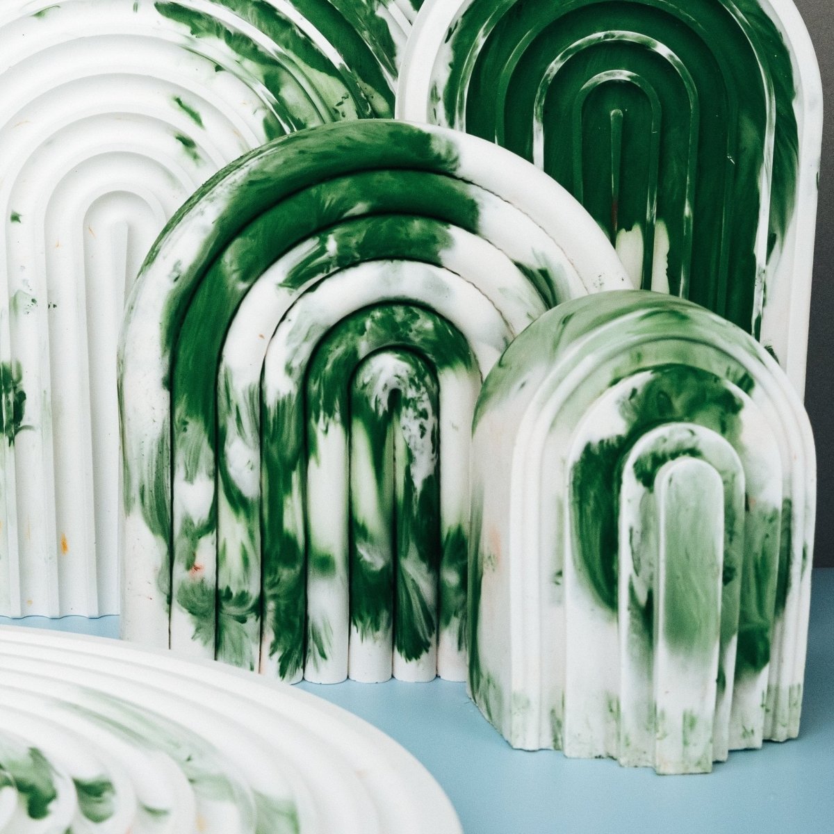 Dekoration Rainbow Green Splash, hochwertiges, langlebiges Material