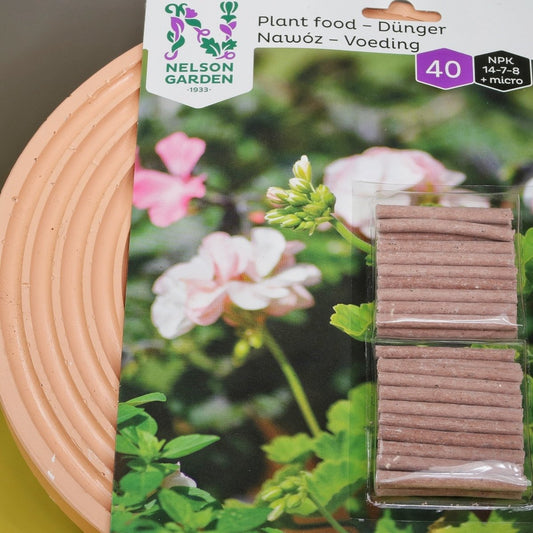 Düngerstäbchen Nelsongarden, mineralische und organische Nährstoffe – potflourri