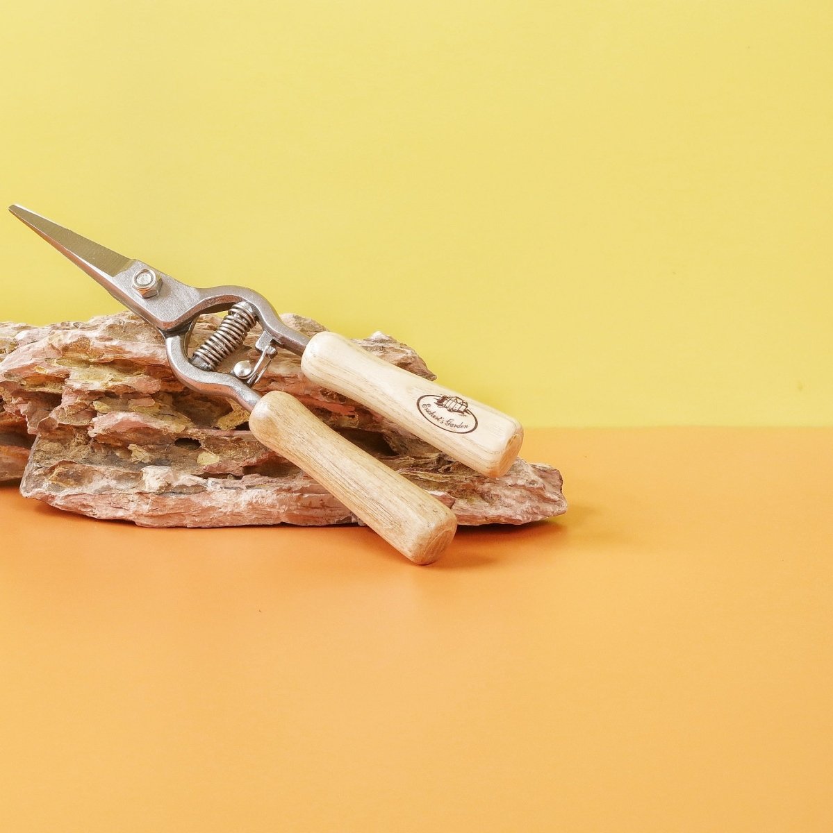 Gartenschere Esschert Holz, Größe 21,4 x 6,4 x 2,3 cm