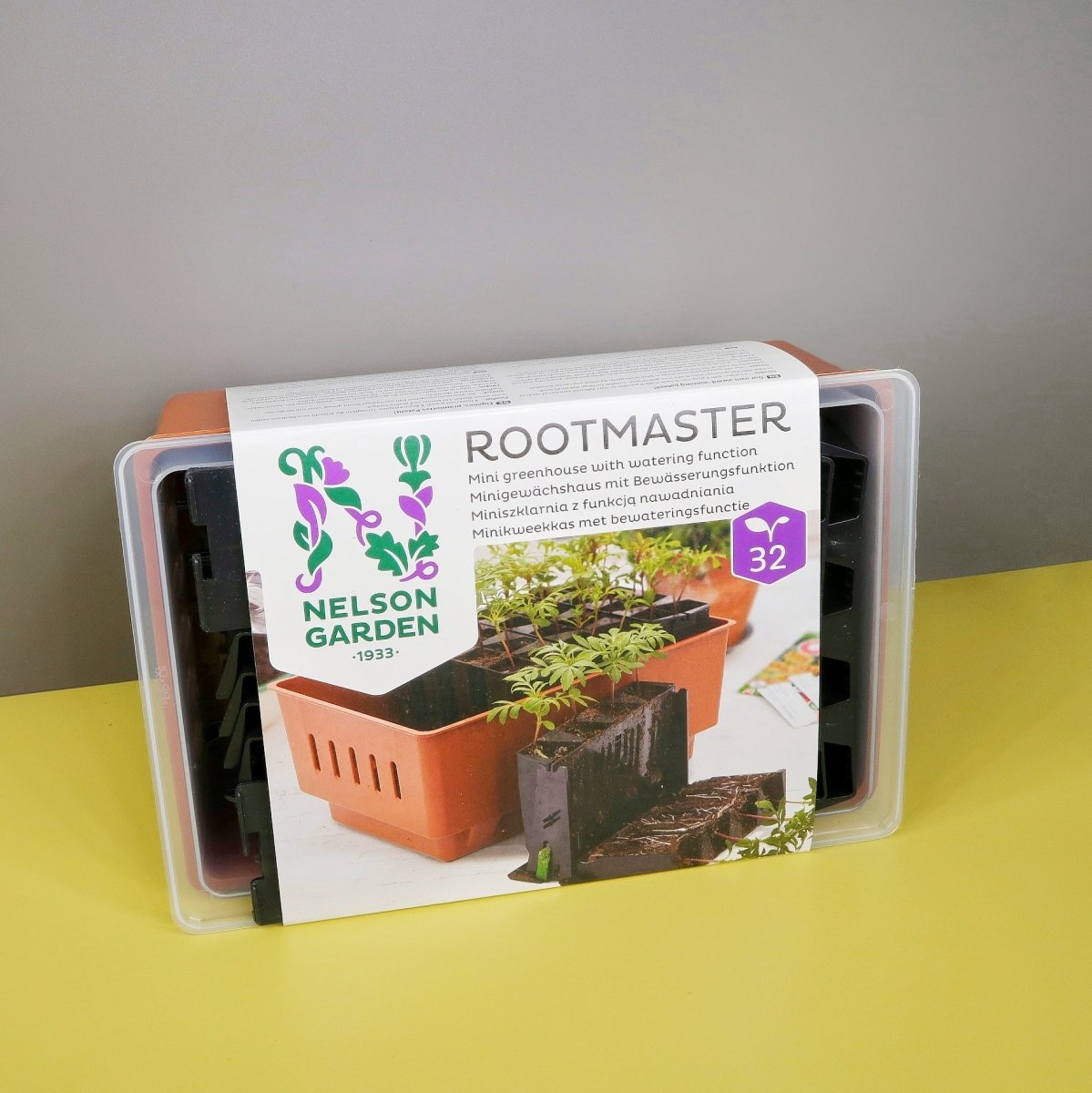 Gewächshaus Rootmaster, schonende Entnahme der Jungpflanzen