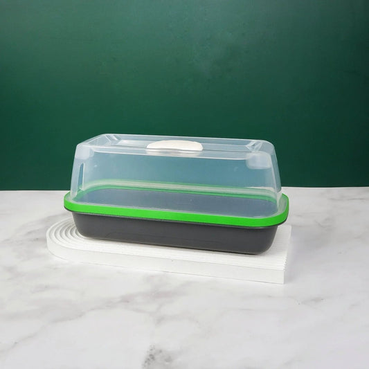 Mini-Gewächshaus Romberg Boqube Black mit Polycarbonat-Haube – potflourri