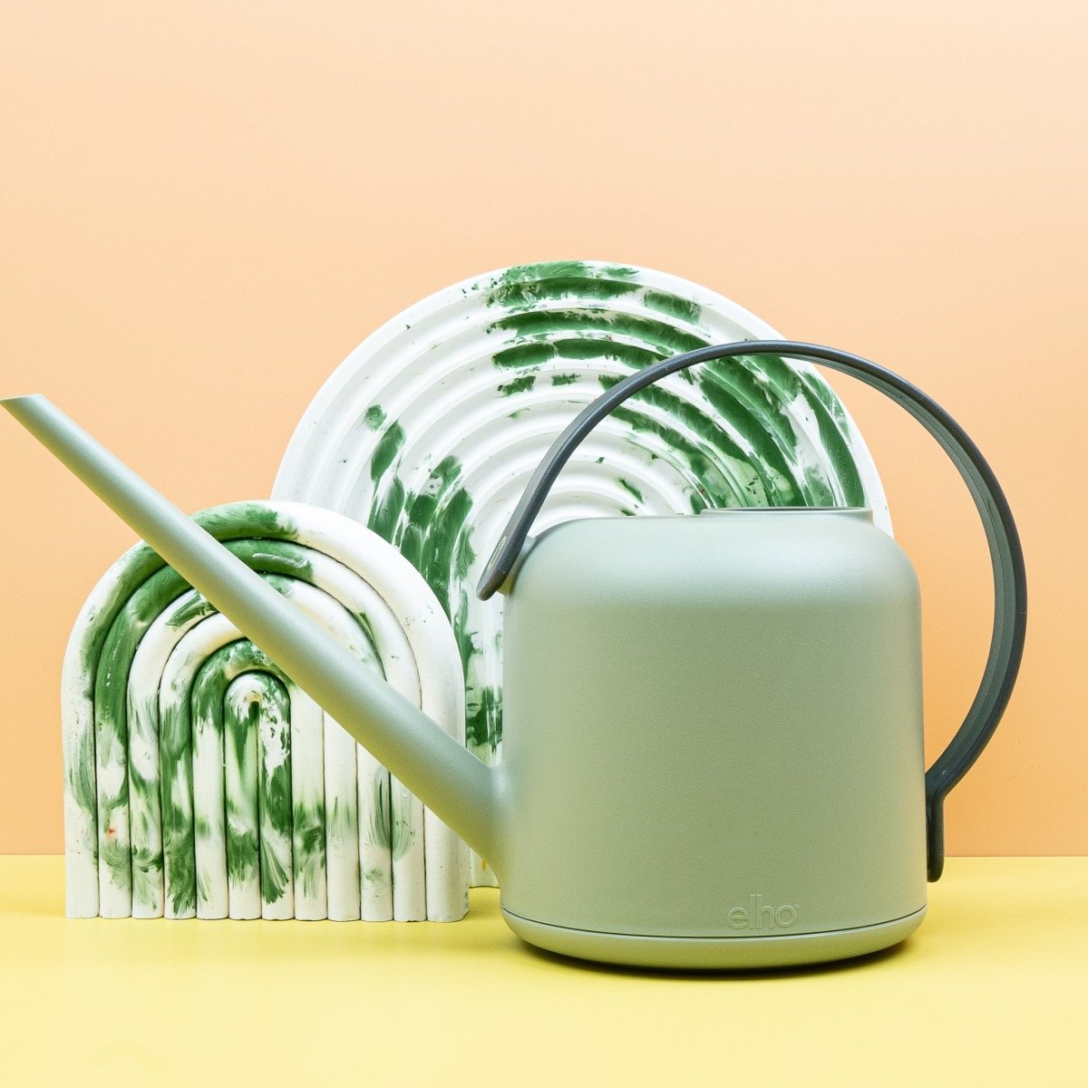 Gießkanne Elho b.for soft Sorbetgrün, moderne Formgebung