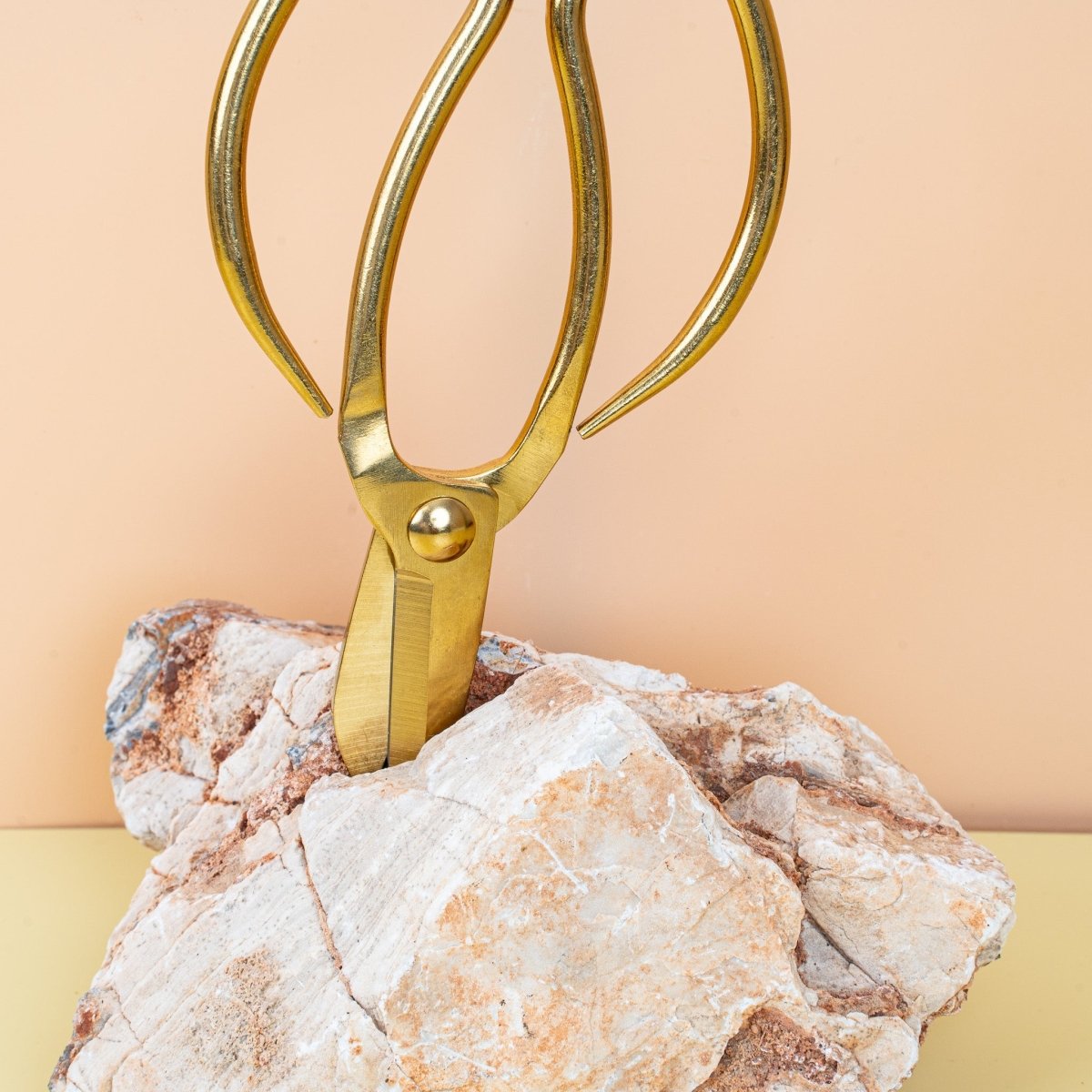 Metallschere Retro Gold Botang, Gesamtansicht