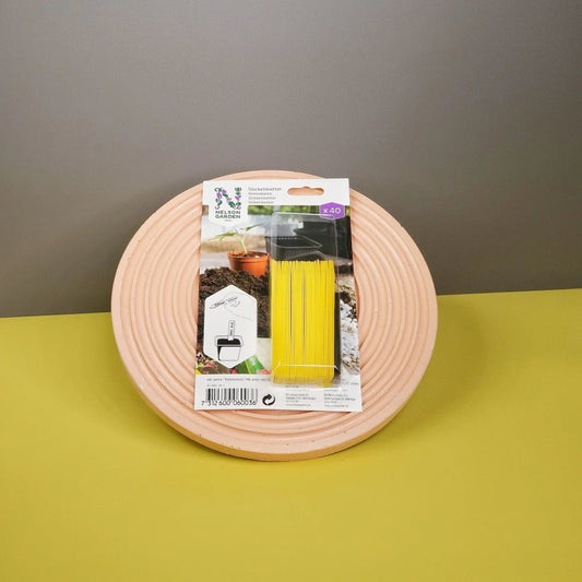 Pflanzenschilder Nelsongarden Gelb mit Beschriftungsstift – potflourri