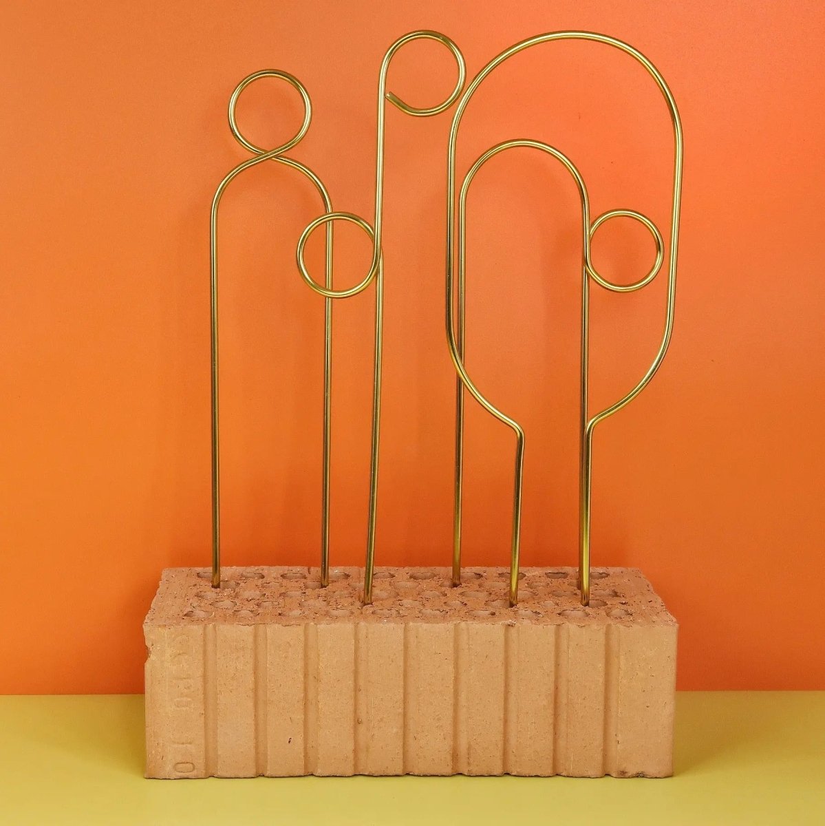 Botanopia Pflanzenstütze Small Gold – elegantes Design