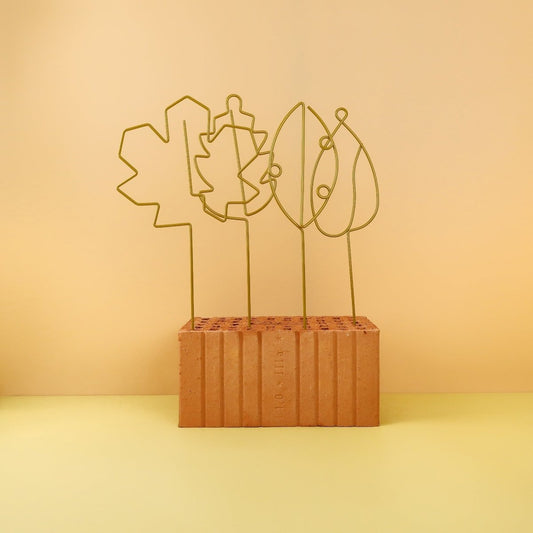 Pflanzenstütze Esschert Leaf Gold von Esschert Design – potflourri