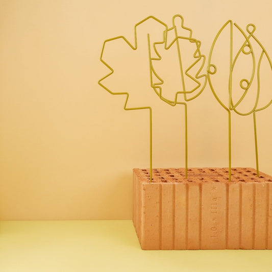 Pflanzenstütze Esschert Leaf Gold von Esschert Design – potflourri