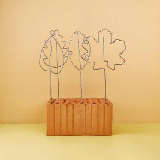 Pflanzenstütze Esschert Leaf Silver von Esschert Design – potflourri