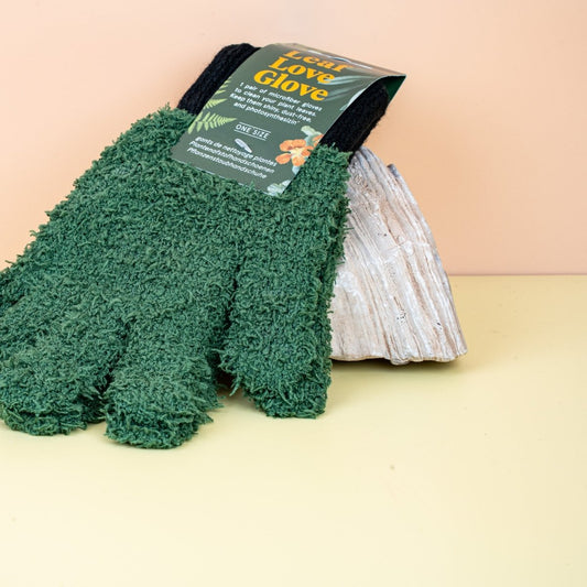 Pflegehandschuhe Botanopia, Mikrofaser aus recyceltem PET – potflourri