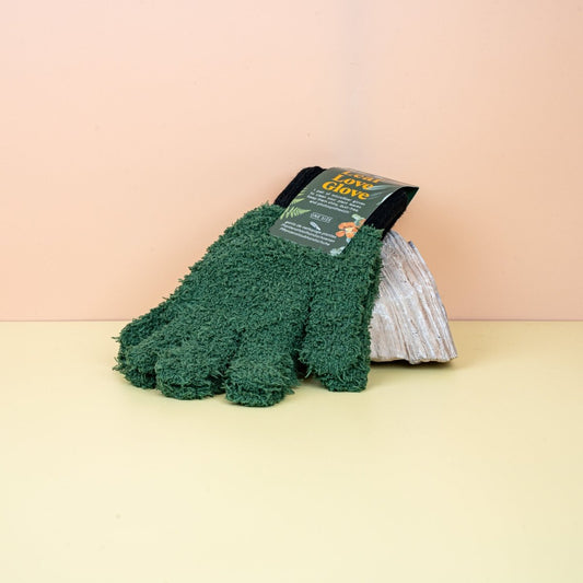 Pflegehandschuhe Botanopia, Mikrofaser aus recyceltem PET – potflourri