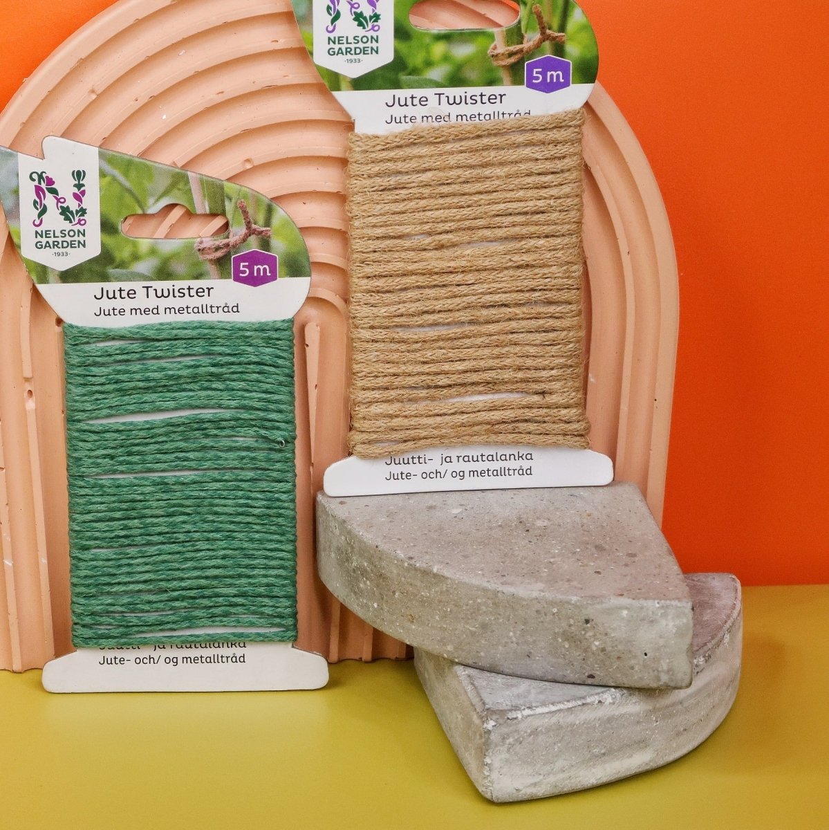 Rankhilfe Nelsongarden Bindedraht Jute, Durchmesser 3 mm