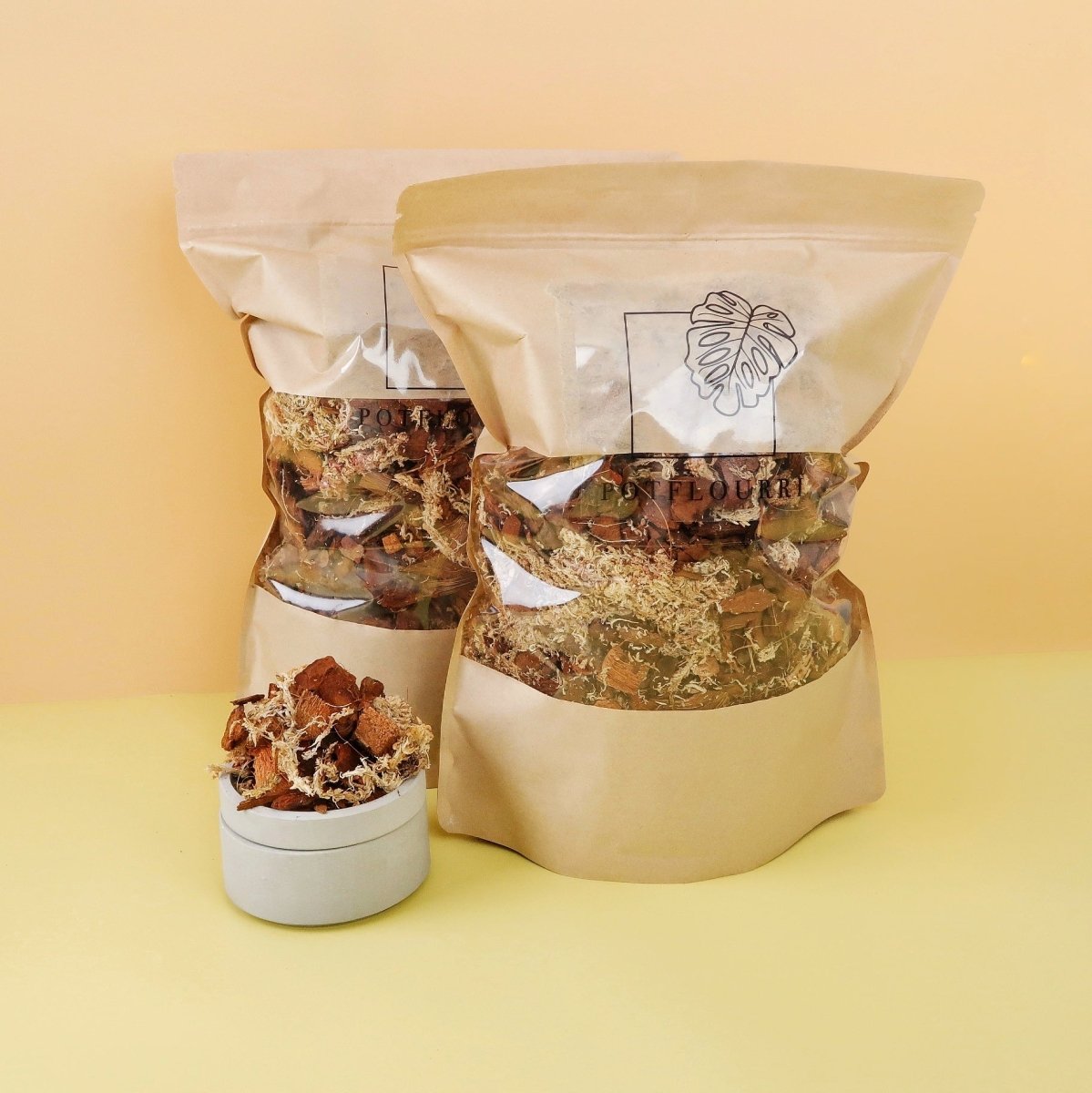 Substrat-Mischung Orchideen mit biologischen Bestandteilen