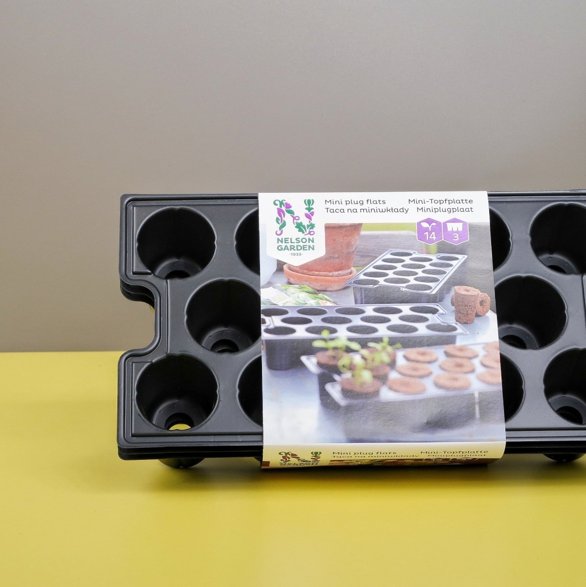 Topfplatte Nelsongarden Mini, schlichtes Schwarz