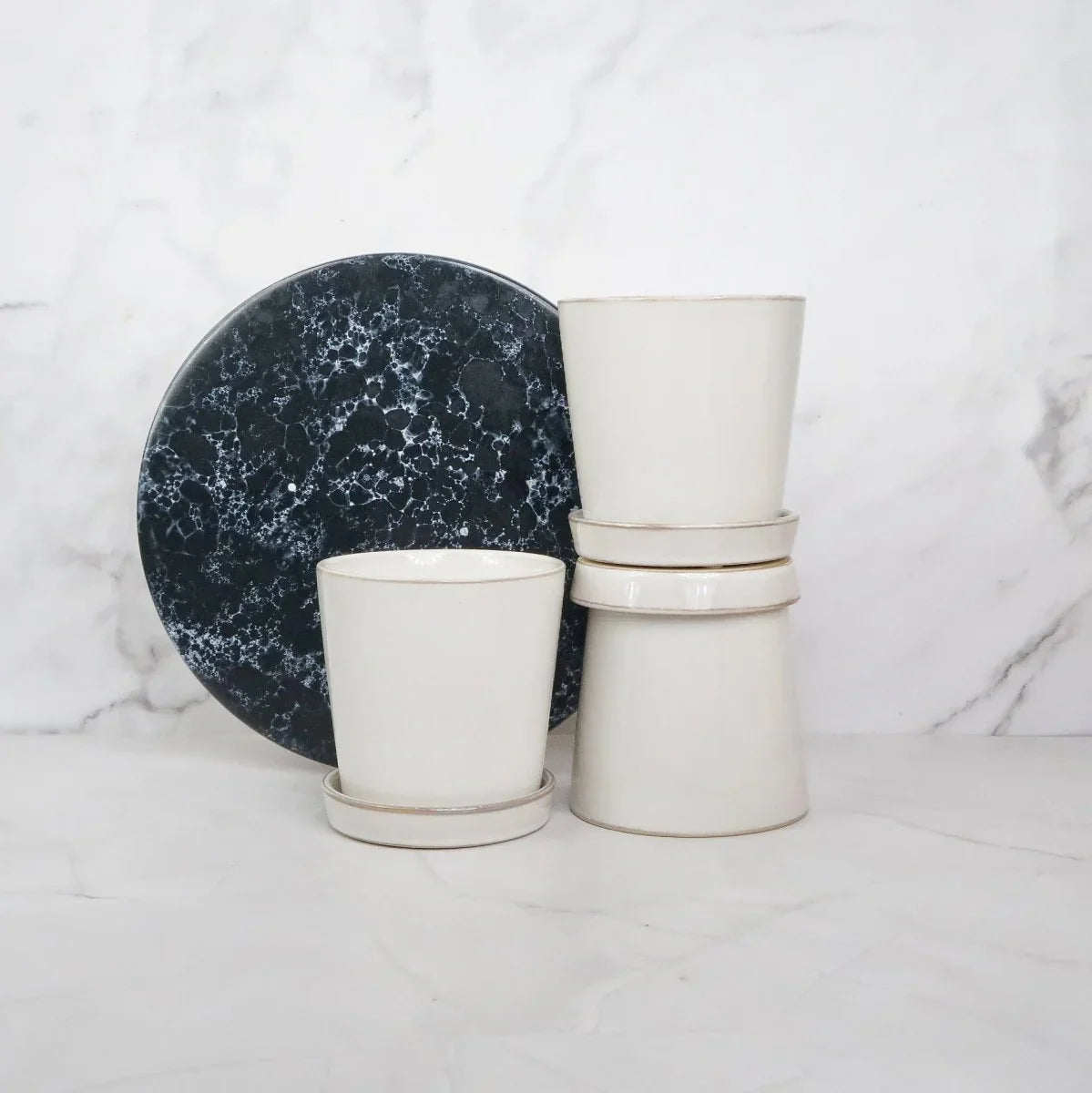 Keramik Übertopf ANTIBES, 11 cm – potflourri