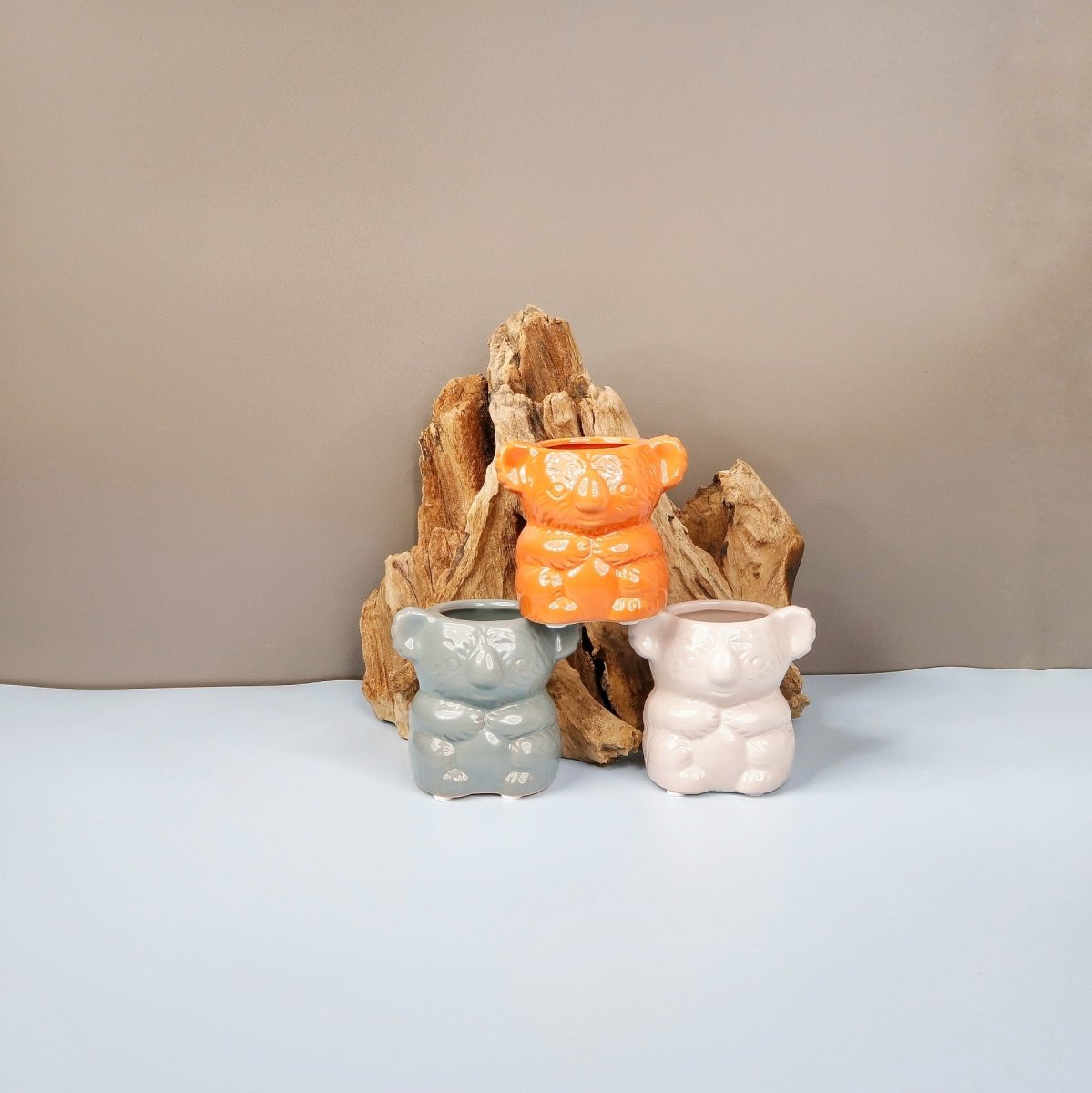 Keramik-Übertopf BRISBANE in Koala-Form, 5 cm – potflourri