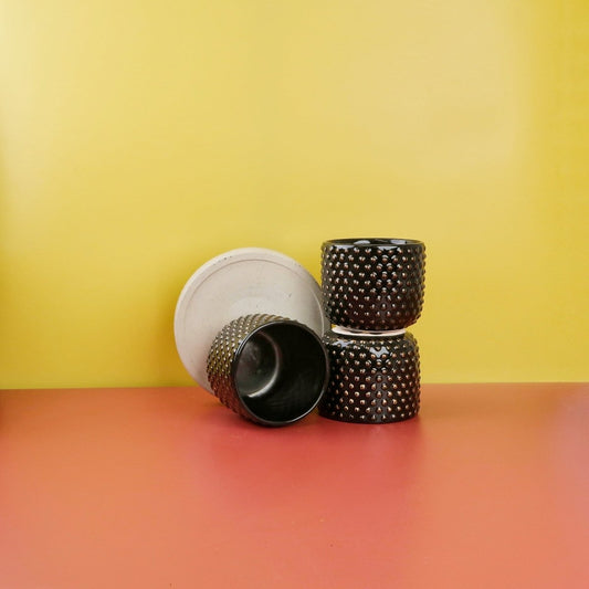 Keramik-Übertopf HOBRO, 6/9/12 cm – potflourri