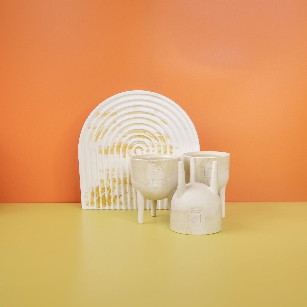 Handgefertigter Übertopf NAYORO von Fóbe, 7/11 cm – potflourri