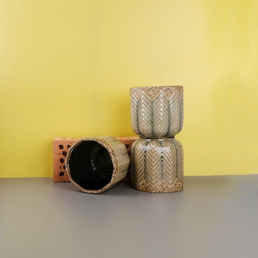 Keramik-Übertopf PRETORIA, 11/12 cm – potflourri