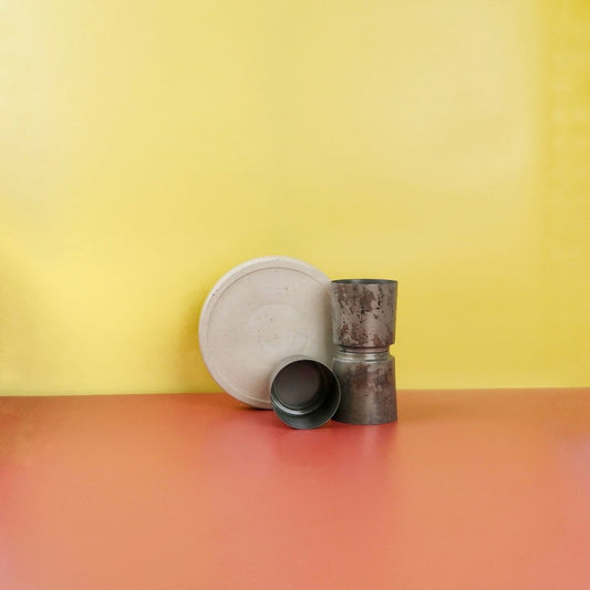 Metall-Übertopf SKIVE, 6 cm – potflourri