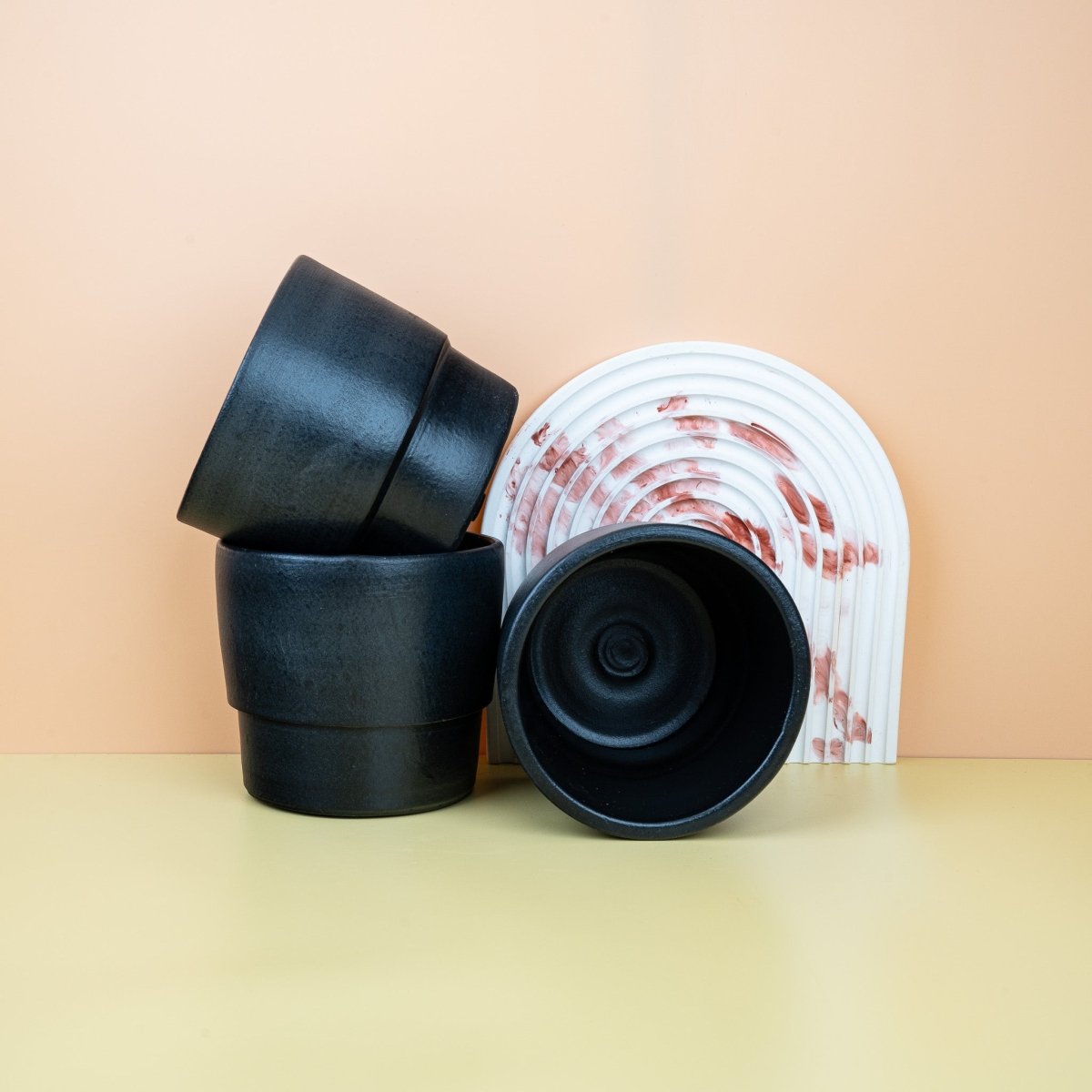 Übertopf Tornby, edles Schwarz – potflourri