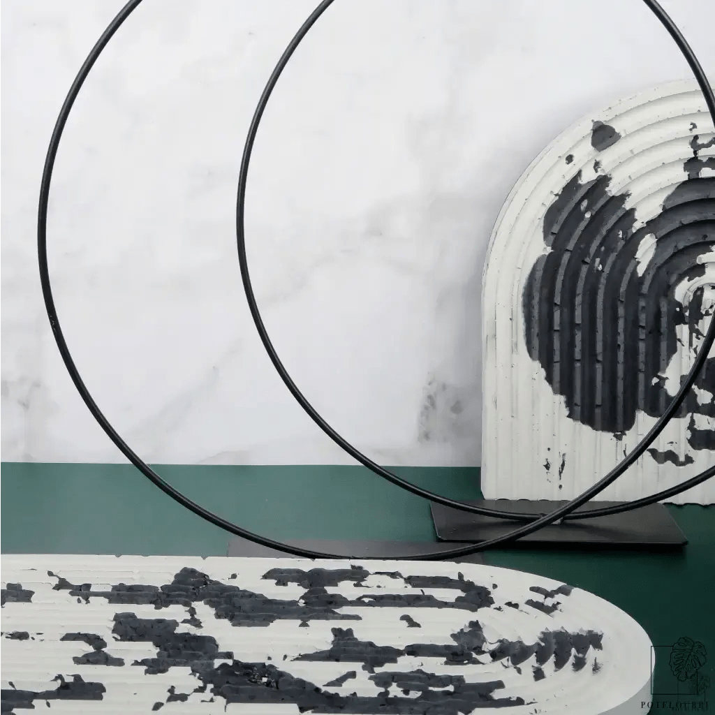 Airplant Holder Ring Black – Halter für Luftpflanzen