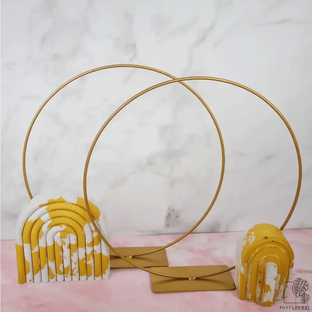 Airplant Holder Ring Gold – Halter für Luftpflanzen