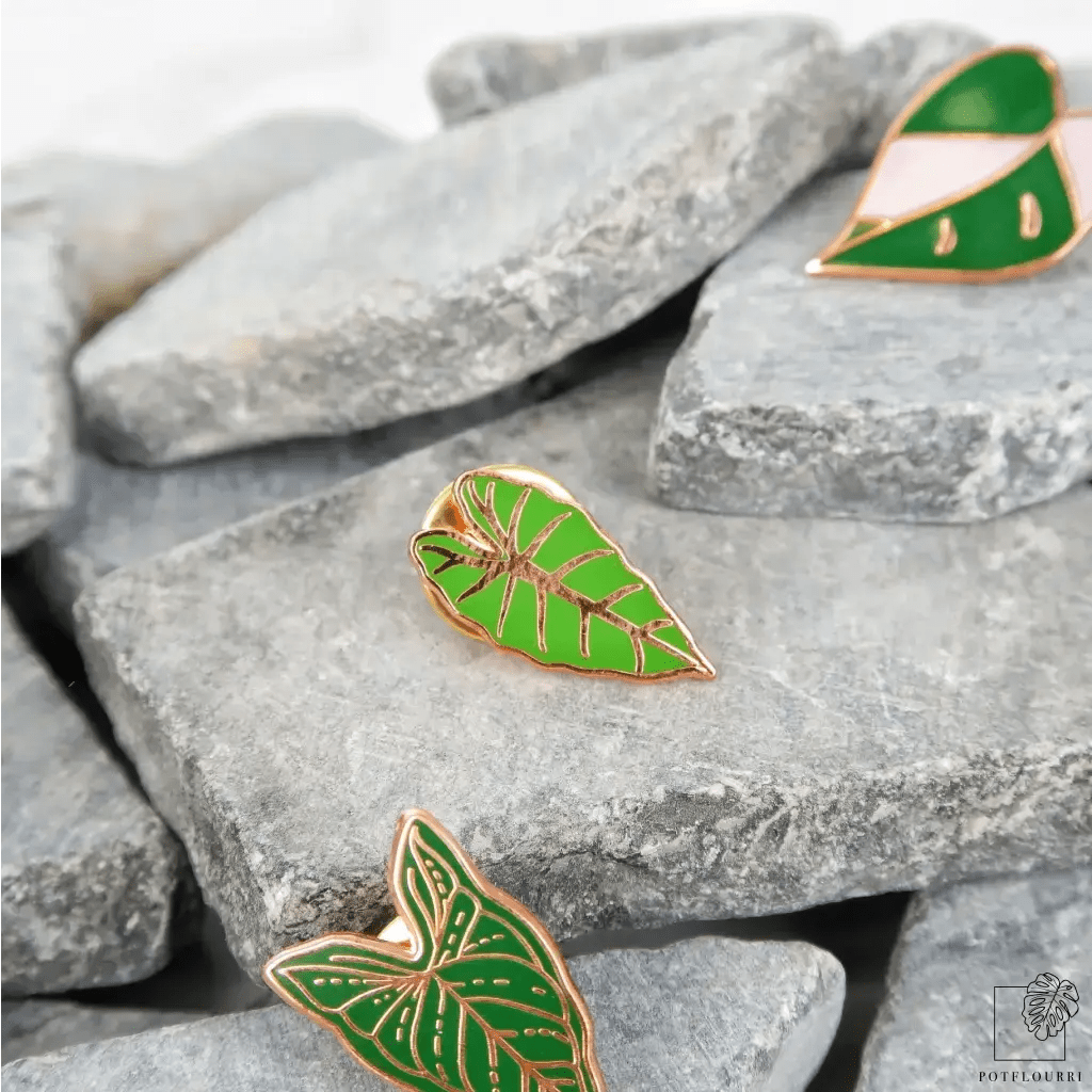 Plantpin ca. 30 mm groß, Oberfläche bronzeveredelt