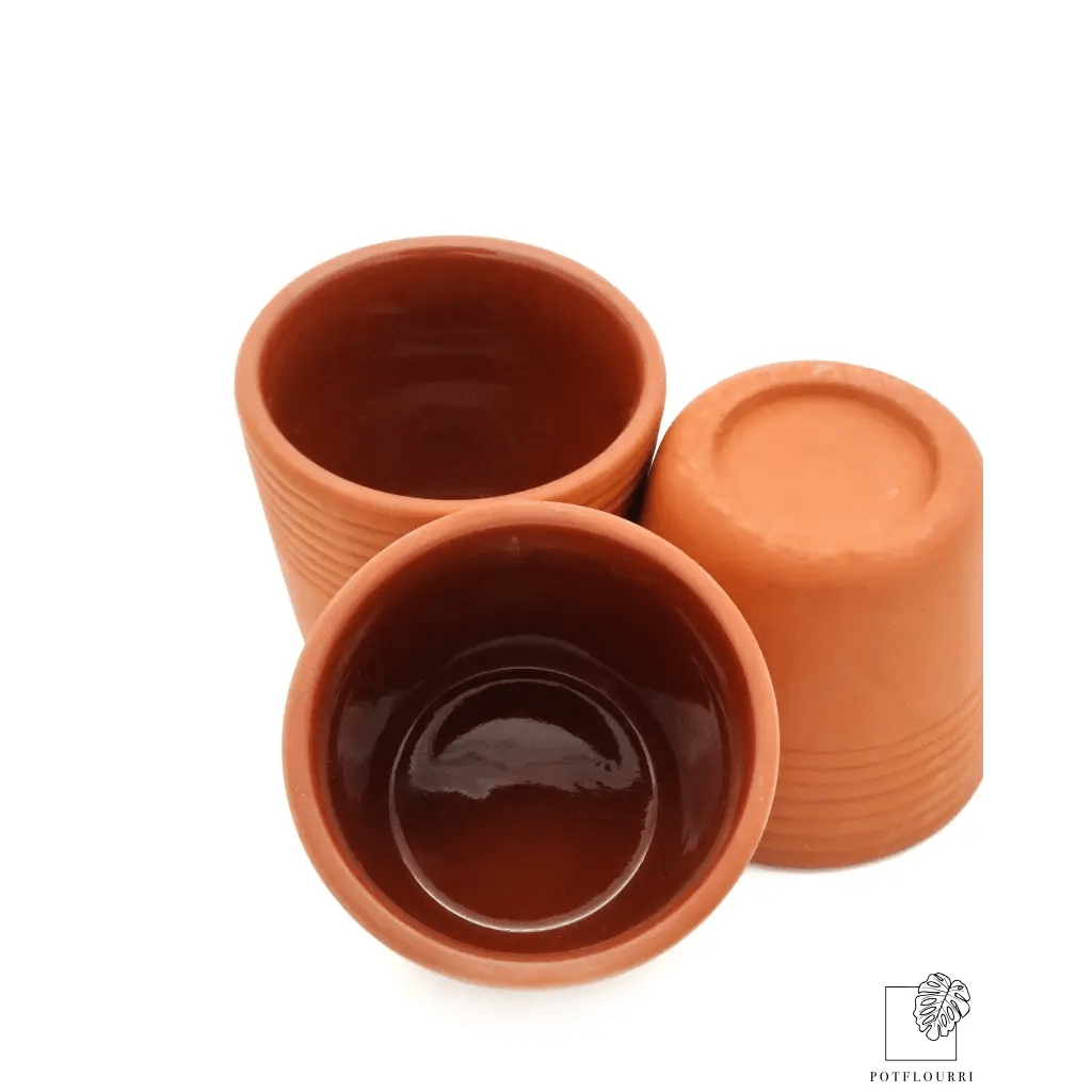 Terrakotta-Übertopf VICENZA, Höhe 6 cm